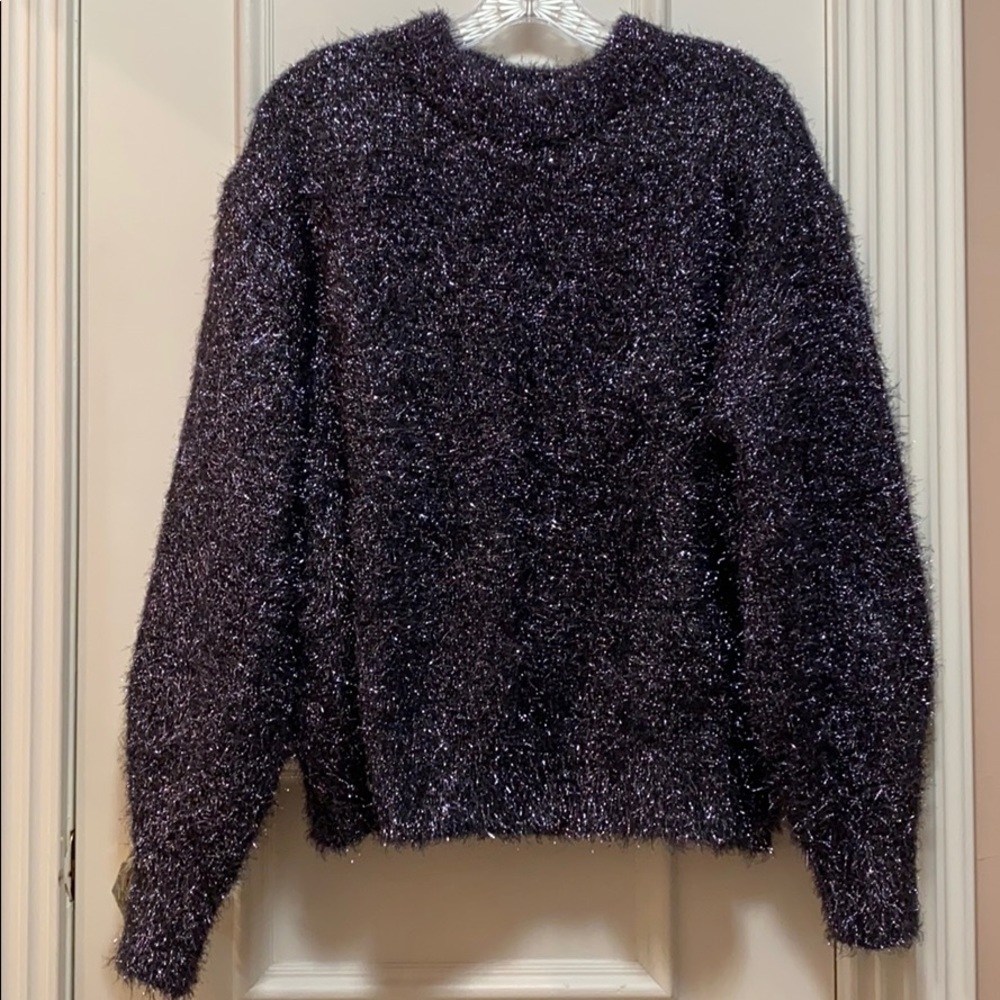 Tinsel sweater!